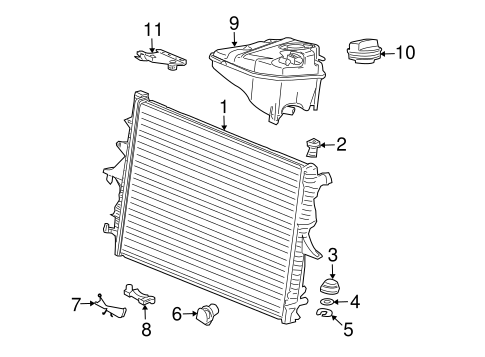 Q7 RADIATOR & COMPONENTS