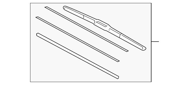 85212-75020 Деталь WIPER BLADE, RIGHT