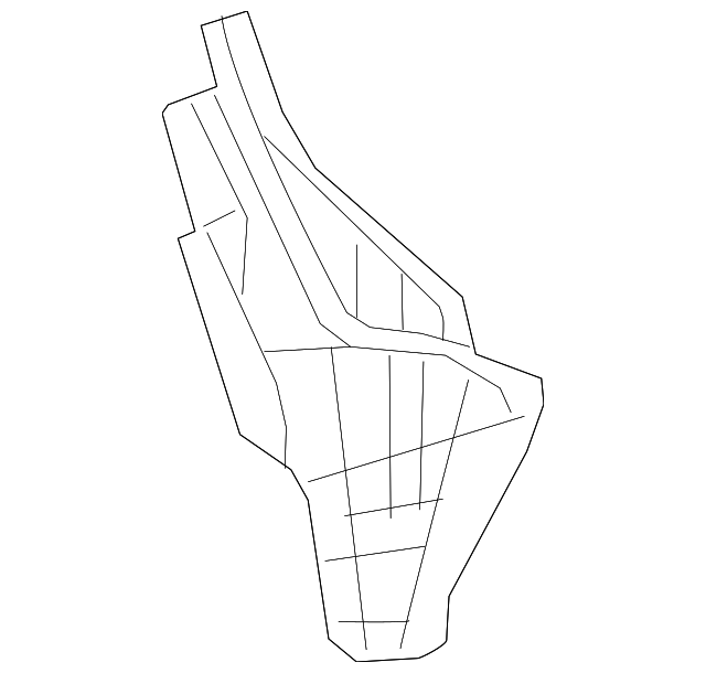 52155-06030 Деталь LOWER SUPPORT, RIGHT