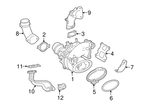 NX200t TURBOCHARGER & COMPONENTS