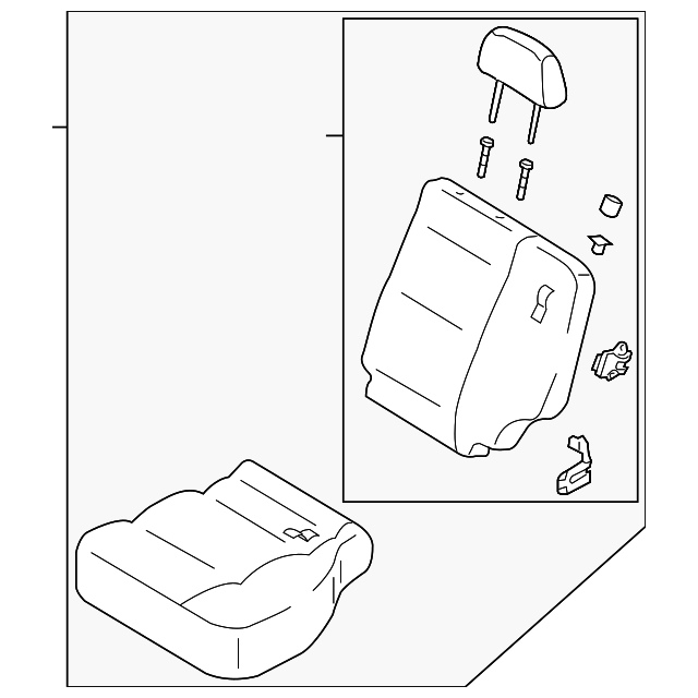 89003-3E211FC3 Деталь SEAT ASSY, LEFT