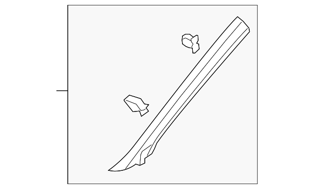 5GM-867-233-C-ZB5 Деталь WINDSHIELD PILLAR TRIM, LEFT