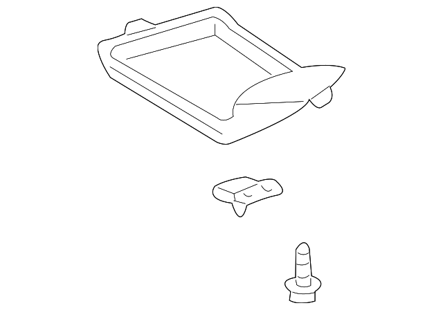 58833-0C040-B1 Деталь UPPER COVER