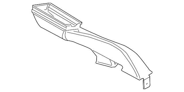 64-22-7-036-352 Деталь LOWER DUCT, RIGHT