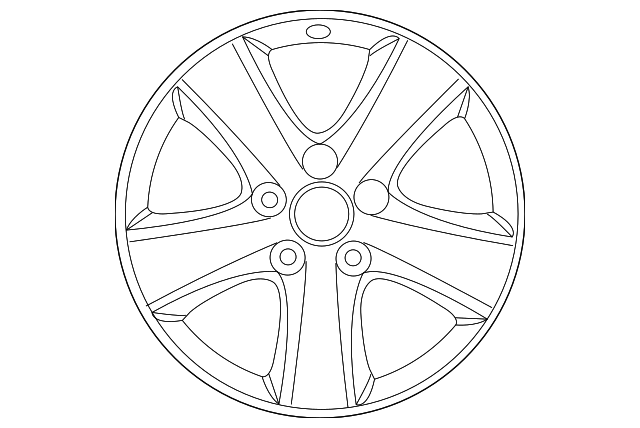 42611-06740 Деталь WHEEL, ALLOY