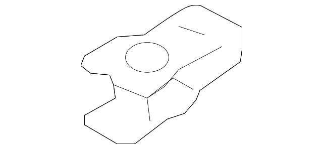 6151582Z10 Деталь REAR FLOOR PAN BRACKET, LEFT