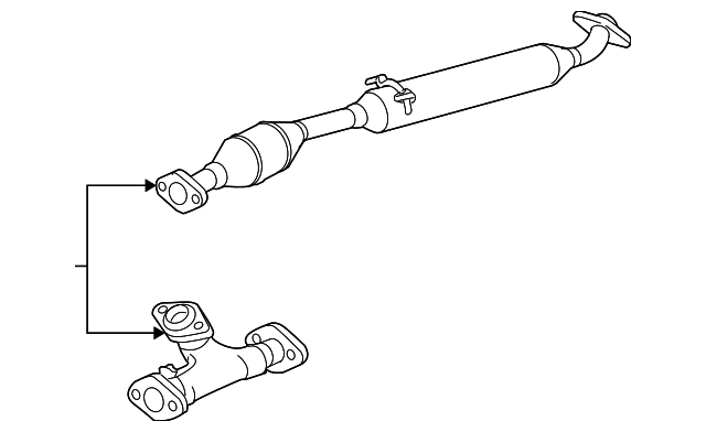 17420-0P090 CONVERTER & PIPE