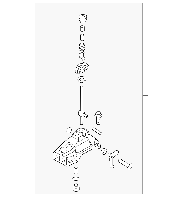 43700-3K010-RY Деталь SHIFTER ASSY