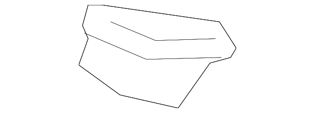 55961-06020-C0 DEFROSTER GRILLE, LEFT