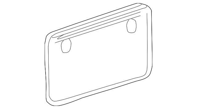 F5TZ-17A385-D Деталь LICENSE BRACKET