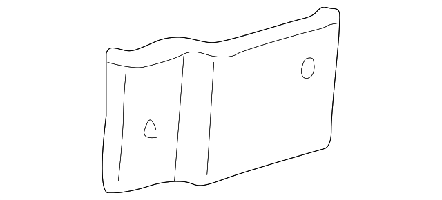 F57Z17N775BA Деталь FRAME END CAP, LEFT