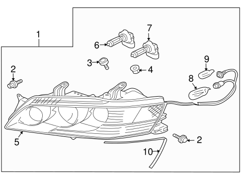 Lancer BULBS - CHASSIS 4