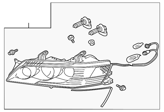 8301A218 Деталь HEADLAMP ASSY, RIGHT