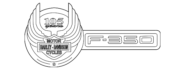 8C3Z-9942528-B Деталь NAMEPLATE