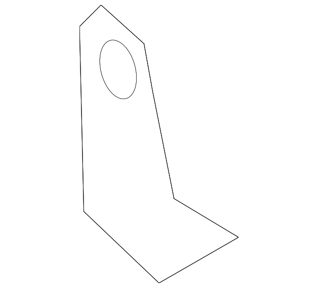 87763-3F000 ROCKER MOLDING DEFLECTOR, LEFT