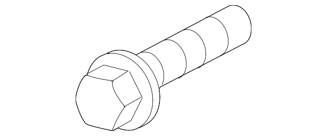 11253-06166B ROCKER MOLDING BOLT, LEFT