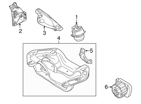 X5 ENGINE & TRANS MOUNTING