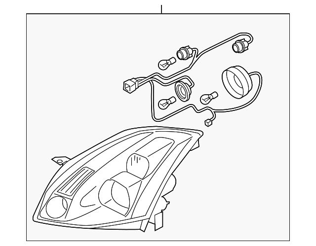 26010-ZA80A Деталь HEADLAMP ASSY, RIGHT