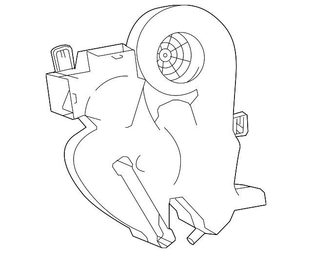 68089108AA Деталь AC & HEATER CASE