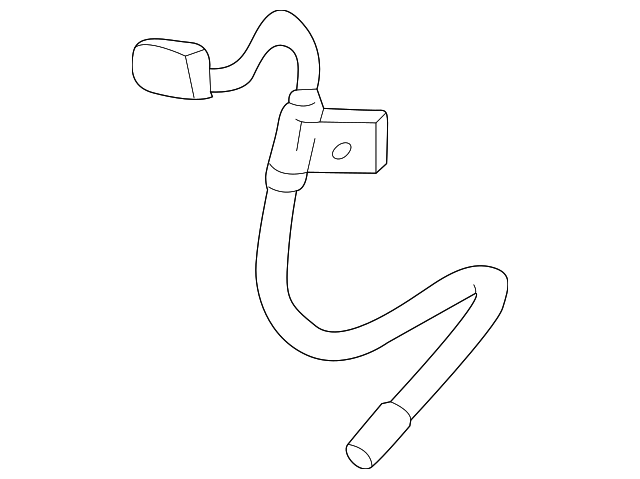 1F70-43-990 Деталь BRAKE HOSE, LEFT