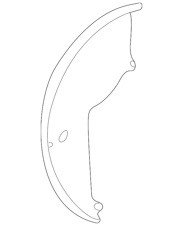 1F20-33-261 Деталь SPLASH SHIELD, RIGHT
