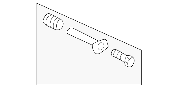 ZZM0-33-694B Деталь GUIDE PIN, LEFT