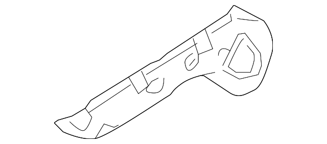 165901LA0A Деталь HEAT SHIELD, RIGHT