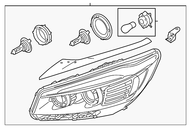 92101-C6010 Деталь HEADLAMP ASSY, LEFT
