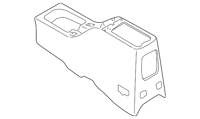 MR763484 Деталь CONSOLE BODY