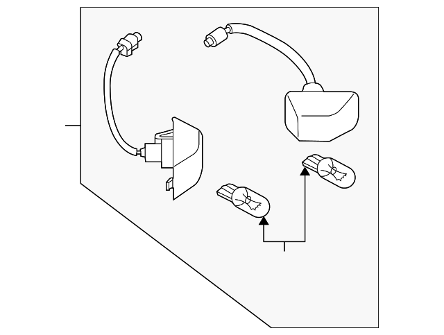3591082Z00 Деталь LICENSE LAMP, RIGHT