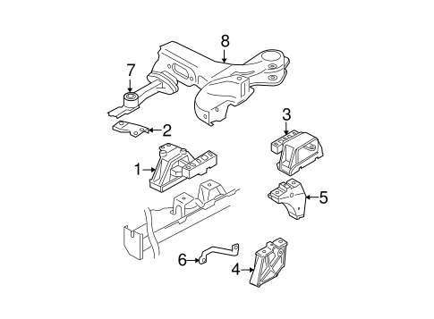 Beetle ENGINE & TRANS MOUNTING