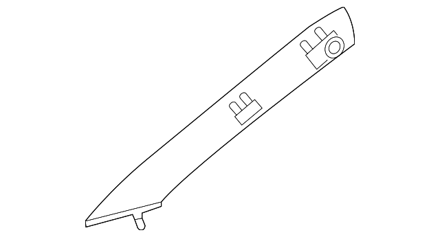 TW22TL2AD Деталь WINDSHIELD PILLAR TRIM, RIGHT