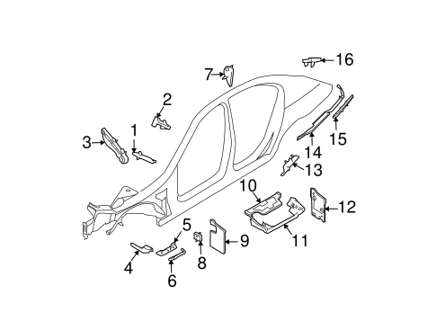 545i INNER COMPONENTS