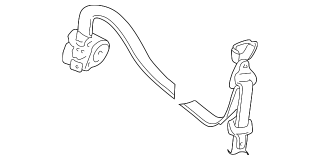 5HG361J3AO Деталь RETRACTOR ASSY, RIGHT