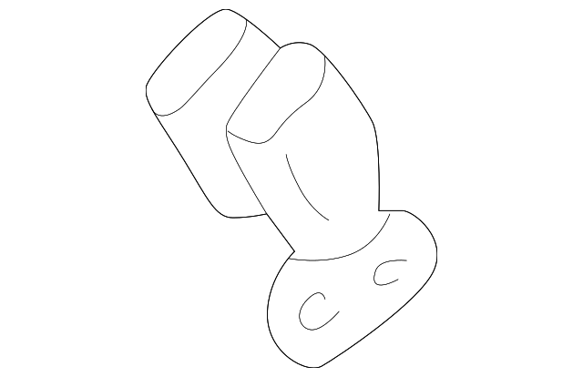 5GE491DVAE Деталь BUCKLE END, LEFT