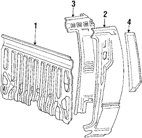 Mighty Max REAR BODY PANEL 2