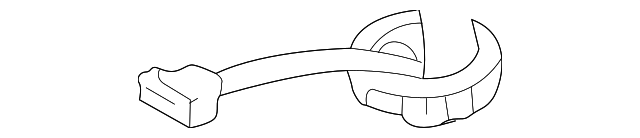 8D0-857-728-F86 RETRACTOR ASSY GUIDE, RIGHT
