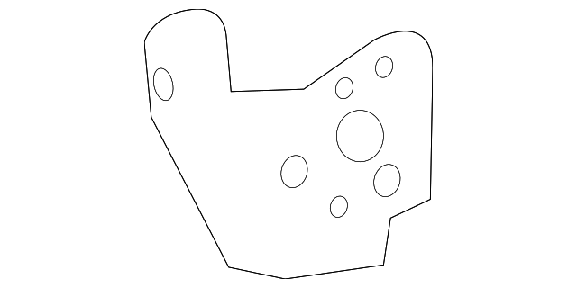 53246-53030 Деталь H'LAMP BRACKET, LEFT