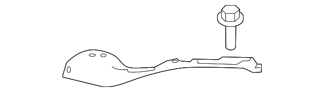 53214-53040 Деталь UPPER SUPPORT, LEFT