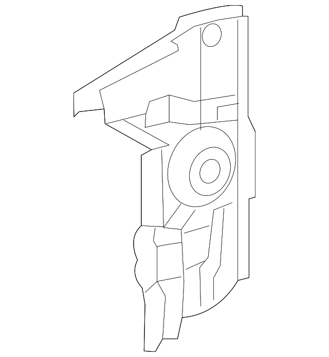 53154-53030 Деталь AIR GUIDE, LEFT