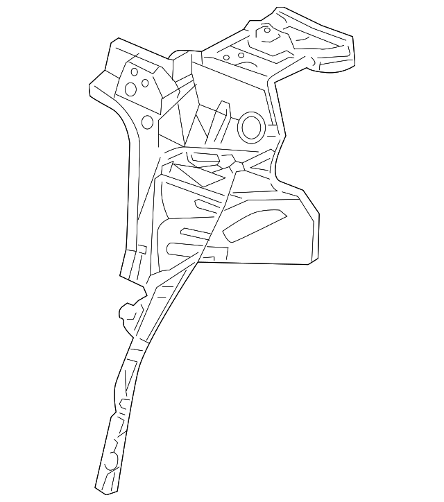 6161085Z20 Деталь INNER WHEELHOUSE, RIGHT