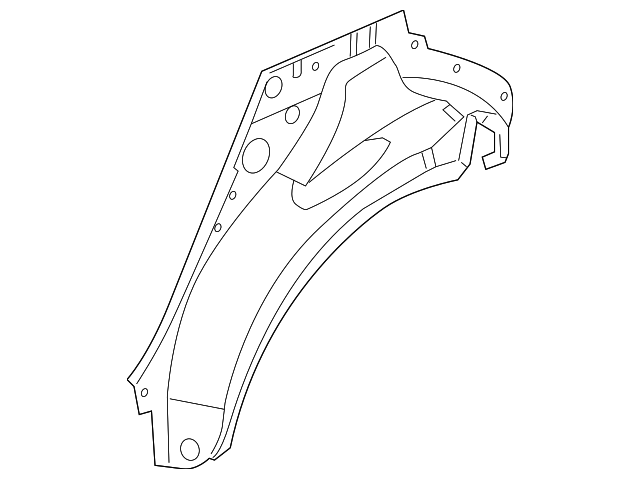 6331185Z20 Деталь OUTER WHEELHOUSE, RIGHT