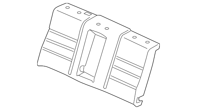 82127-TA0-A01 Деталь PAD & FRAME, RR. SEAT-BACK