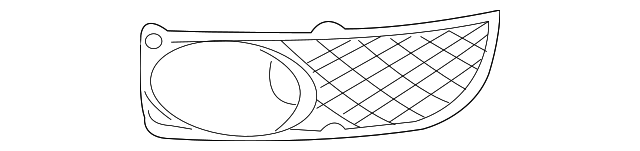 25809885 OUTER GRILLE, LEFT