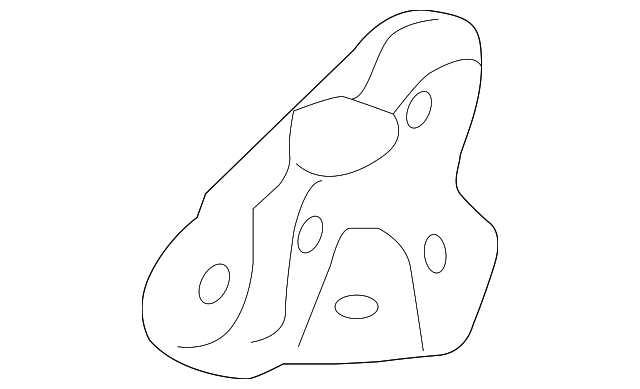 6L2Z-6030-AA Деталь MOTOR MOUNT BRACKET, RIGHT
