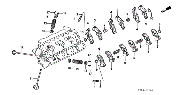 RL VALVE - ROCKER ARM (R.)