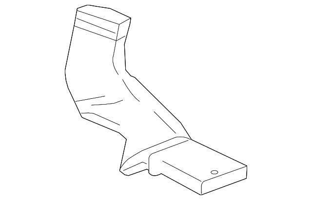 89018314 Деталь FLOOR DUCT, LEFT