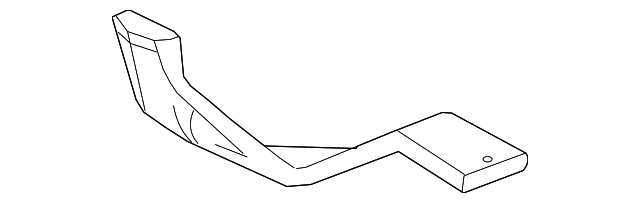 89018313 Деталь FLOOR DUCT, RIGHT