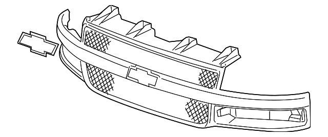 22816425 Деталь GRILLE