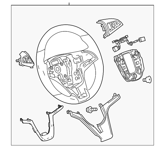 20920594 Деталь STEERING WHEEL